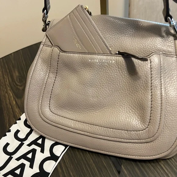 Marc Jacobs Taupe Shoulder Messenger Bag with Cardholder Duo - Picture 1 of 11